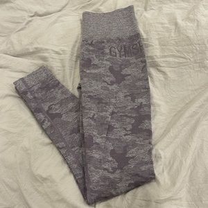 Gymshark purple camp leggings